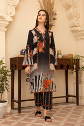 2-Pc Lawn Digital Printed Shirt With Printed Straight Trouser CPM-3-091